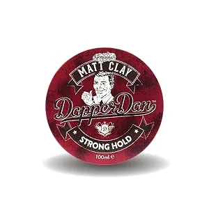 Dapper Dan Style Essentials Gift Pack with High Hold Low Shine Matt Paste 100ml Texturising Sea Salt Spray 200ml and Hand Made Styling Comb - Dapper Dan Matt Clay