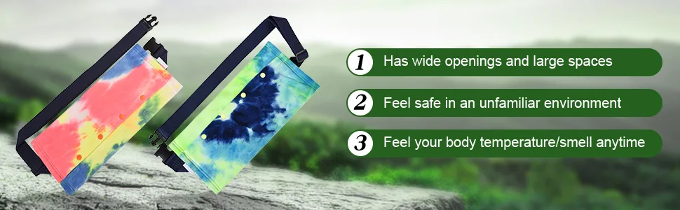 LIKZINWA Adjustable Small Animal Sling Carrier for Bearded Dragons Lizards and Small Reptile (Blue-Green) - product information 3