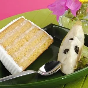 WanaBana Soursop Fruit Pulp Pack of 6-500g per Unit for Juice Smoothies Desserts Ice Cream Cocktails Sauces - Soursop cake