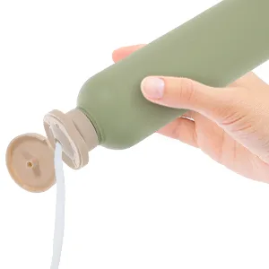 minkissy 3pcs Flip Cap Shampoo Bottles Empty Sub Package Squeeze Bottles Shower Gel Bottle Refillable Containers for Shampoo Lotions Cream Wash Conditioner Green 12.8x5.8cm - refillable shampoo bottle squeeze