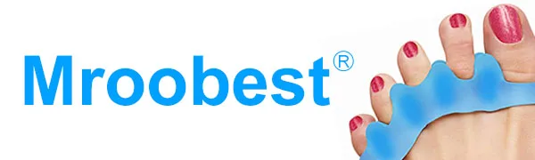 Mroobest Toe separator Toe spacers Gel Toe Separators Bunion Correctors Toe Spacers Toe Straightener Toe Stretcher Big Toe Correctors Toe Separator 4 Count (Blue) blue-1 One Size - Toe Separators