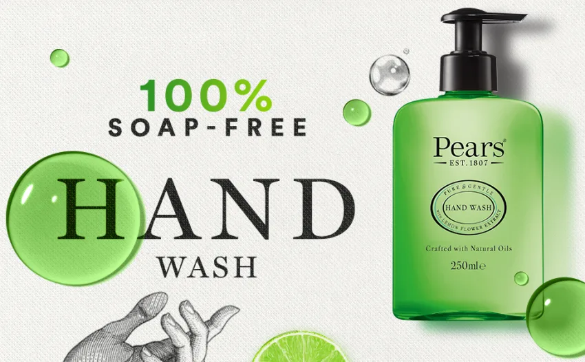 Pears Soft & Fresh Lemon Flower Extract Hand Wash with 10x more moisturiser* 250ml (6 Pack) 250 ml (Pack of 6) - items luxury gel soaps men lotion lavender washing brown cleaner gifts orange bergamot heavenly