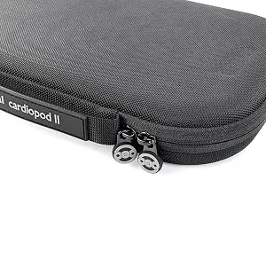 Pod Technical Cardiopod II Stethoscope Case for All Littmann Stethoscopes - All Black - Littmann stethoscope case zips