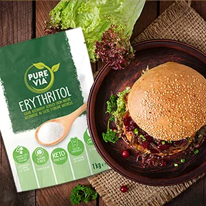 Pure Via Erythritol 2 X 1kg pack Zero Calorie & Keto Friendly Sugar Alternative Non-GMO Certified - image2