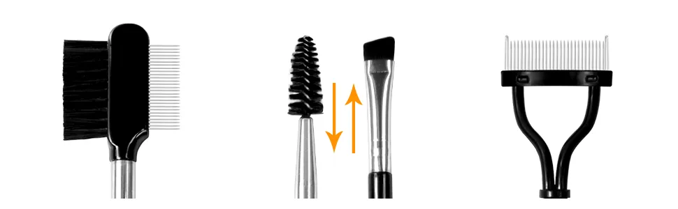 Sularpek 3 Pcs Eyelash Brush Eyebrow Brush Eyelash Comb Eyelash Separator Tool False Eyelash Grooming Brushes Apply to Spoolie for Brows or Lashes Makeup Grooming Tool - product information 3
