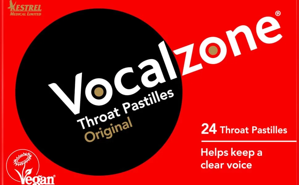 Vocalzone 3 Flavour Bundle + Free Tin! | Sore Throat Relief Pastilles | Multi-Pack (3 x 24) - Vocalzone Pastilles