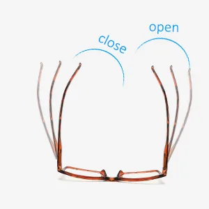 Yuluki 4 Pack Reading Glasses Blue Light Blocking Quality Rectangle Frame Mens Womens Computer Readers with Spring Hinge +2.0 4 Pack Mix 2.0 x - computer reading glasses reading glasses 3.0 reading glasses women