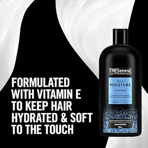 TRESemme Rich Moisture Shampoo Conditioner & Heat Defence Spray Care + Styling Regime Bundle 3 Piece 700 ml (Pack of 3) - Tresemme Care Bundle