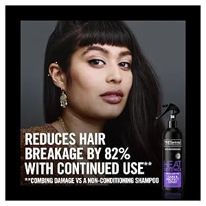 TRESemme Rich Moisture Shampoo Conditioner & Heat Defence Spray Care + Styling Regime Bundle 3 Piece 700 ml (Pack of 3) - Tresemme Care Bundle