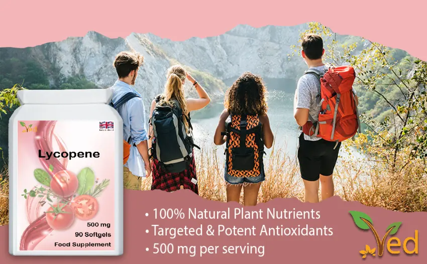 Ved Lycopene Supplement 500mg x 90 Softgels (Pack of 2) - product information 4