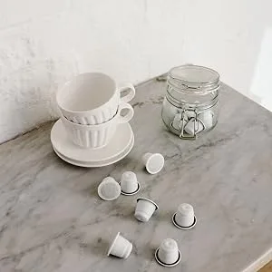 Dualit Indian Monsoon Home Compostable Capsules - 50 pack - 50 Servings of Eco Friendly Single Origin Coffee Pods - 100% Home Compostable Capsules - Home Compost Coffee Capsules