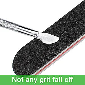 15 Pack Professional Nail File Set Double-Sided 100/180 Grit Emery Board Manicure Tools For Nail Grooming and Styling-Black - product information 5
