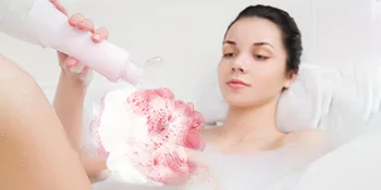 WUJUN Bath Sponge Shower Loofahs Balls 70g/PCS Soft Durable Extra Large Mesh Pouf Easy Foaming Body Scrubber Exfoliator for Big Full Lather Cleanse Solid Color(4 Pack) - bath loofah sponges