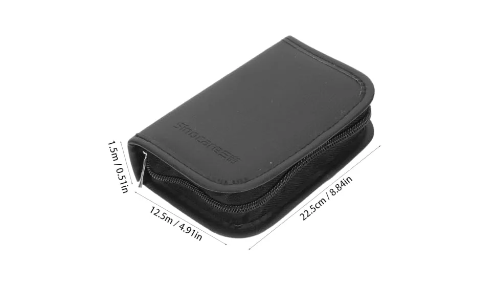 Healeved Glucose Meter Organizer Bags Hard Shell Testing Kit Case Travel Sphygmomanometer Bags for Glucose Meter Blood Sugar Test Strips Lancet Device - product information 2