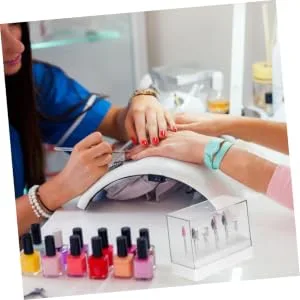 Mipcase 2 Pcs Nail Drill Bit Container Drill Bit Stand for Nails Nail Drill Bit Holder Drill Bits Cleaning Brush Case Drill Bits Display Case Nail Bits Manicure Tools Portable Plastic - product information 3