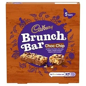 Cadbury Brunch Bar Bundle - Delicious Chocolate Cereal Snack Bars with Choc Chip Raisin and Peanut Flavours - Great Cereal Bar Assortment (3 Boxes) - Exclusive to ClickwithNik - Brunch bars
