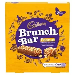 Cadbury Brunch Bar Bundle - Delicious Chocolate Cereal Snack Bars with Choc Chip Raisin and Peanut Flavours - Great Cereal Bar Assortment (3 Boxes) - Exclusive to ClickwithNik - Brunch bars