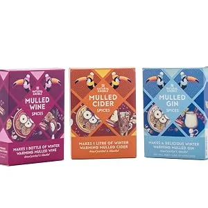 Natural & Noble | Gourmet Mulling Spices for Gin | 2 Packs - mulling