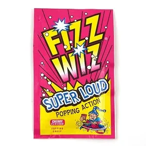 Fizz Wiz 15 Pack Popping Candy Variety Bundle Strawberry Cherry & Cola - Cherry Fizz Wiz