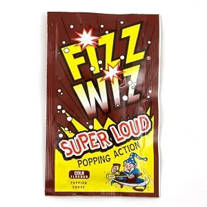 Fizz Wiz 15 Pack Popping Candy Variety Bundle Strawberry Cherry & Cola - Cola