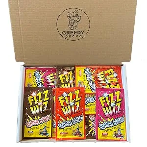Fizz Wiz 15 Pack Popping Candy Variety Bundle Strawberry Cherry & Cola - FW15 Pack