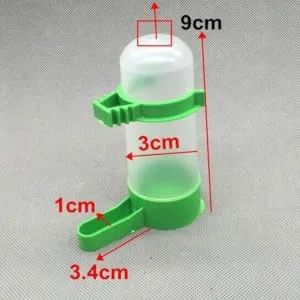 Yardwe Poultry Drinker Automatic Chicken Water Feeder Drinker Birds Feeder Drinker for Cage Size S Pack of 5 - 14 US