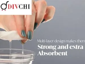 DIVCHI Oval Cotton Pads - 60 Pack for Face | Makeup Remover Pads Hypoallergenic Lint-Free | 100% Pure Cotton - Oval Cotton Pads