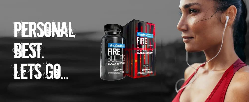 Fire Bullets Max Strength Black Edition 60 count (Pack of 1) - fire bullets