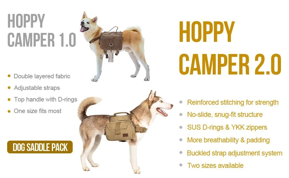 OneTigris Dog Pack for Hiking Camping Travelling Dog Backpack for Hiking Nylon Dog Harness Backpack with Side Pockets for Medium and Small Dogs L Black - SP-3082