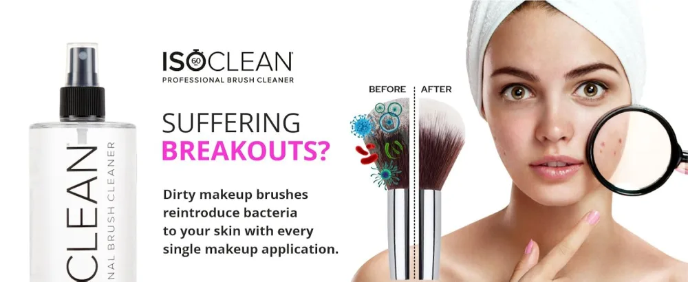 ISOCLEAN Makeup Brush Cleaner Liquid Eco-Friendly Refill Solution (165ml) 165 ml (Pack of 1) - isoclean makeup brush cleaner
