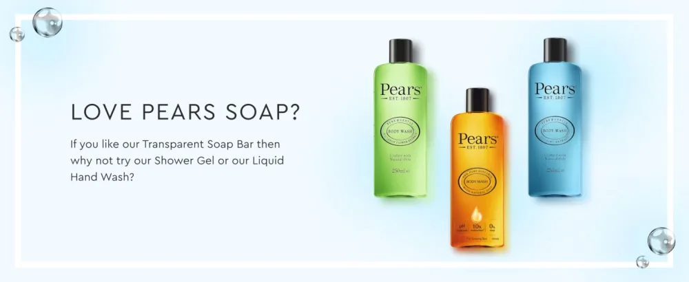 Pears Pure & Gentle Transparent Soap Bar with Mint Extracts 125g (12 Pack) 125 g (Pack of 12) - Transparent soap