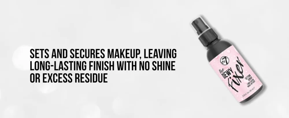 W7 The Fixer Makeup Setting Spray - Matte Finish - Long-Lasting Ultra-Fine Formula - Cruelty Free and Vegan - 2 Pack Pack of 2 Matte - LKLLk