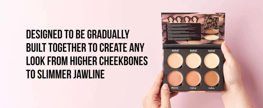 W7 Lift & Sculpt Cream Contour Kit - Concealing Highlighting & Contouring Makeup Palette - Step-by-Step Instructions Included - 2 Pack 18 g (Pack of 2) - product information 5