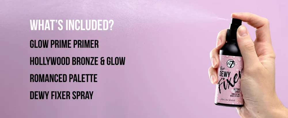 W7 Ultimate Glow Prime Set - 4Pcs Bundle - Dewy & Radiant Makeup Products For Bright Flawless Skin! Bundle (Pack of 4) - product information 4