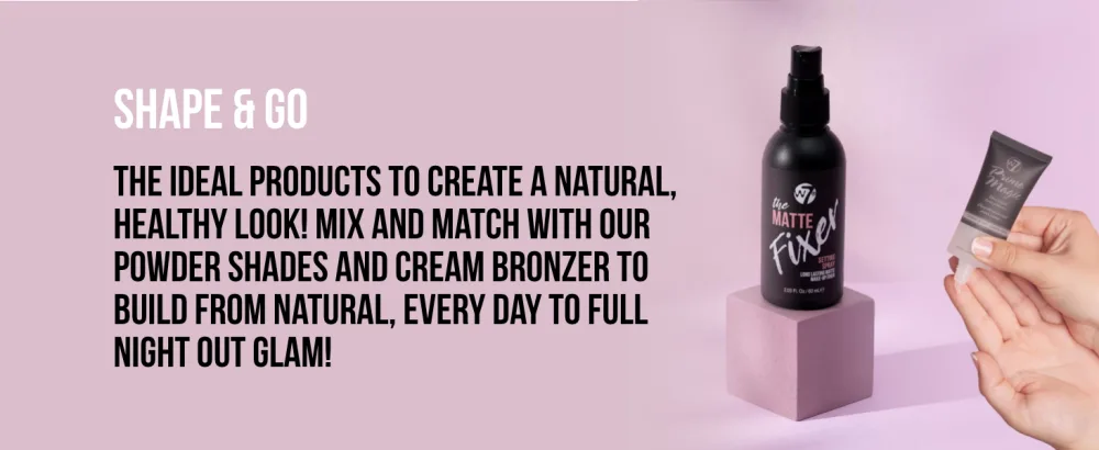 W7 The Fixer Matte Set - Matte Finish - 4Pcs - Bronze Contour & Secure Bundle (Pack of 4) Matte - product information 4