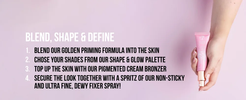 W7 The Fixer Glow Set - Dewy Finish - 4Pcs - Bronze Contour & Secure Bundle (Pack of 4) Dewy - product information 6