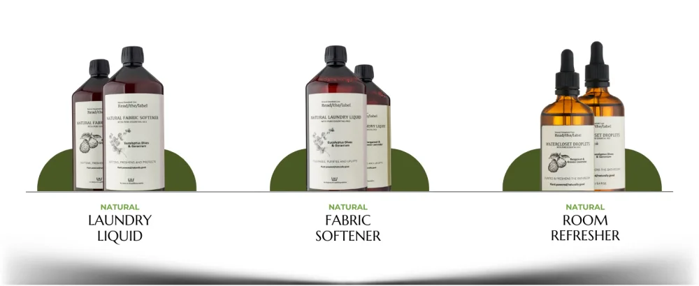 Read The Label - Eucalyptus Dives & Geranium - Natural Fabric Softener with Pure Essential Oils - Softens Freshens and Protects - Plant Powered Conditioner - 1000ml - product information 13