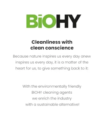 BiOHY Glass and Surface Cleaner (500 ml Bottle) | Alcohol Cleaner Concentrate | Universal Cleaner | Intensive & Sustainable Automatic Cleaner (Oberfl chenreiniger) - clean conscience