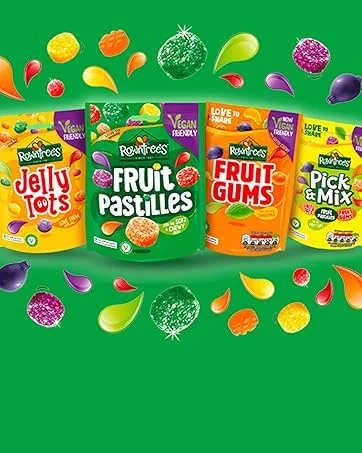 Nestl Rowntrees Fruit Pastilles Sweets Sharing Bag Vegan Friendly 10 x 143g - Nestle Confec