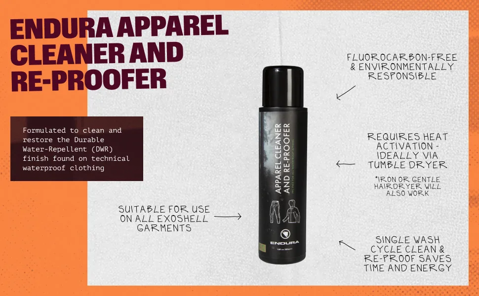 Endura Apparel Cleaner 60ml Transparent - apparel cleaner