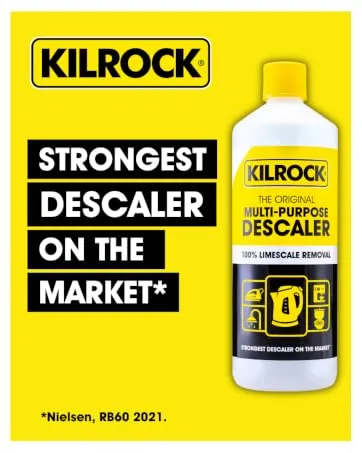 Kilrock PRO Carpet & Textile Cleaner - Enzyme-based stain remover - Breaks down stubborn stains - Fabric and Upholstery Safe Grey - Kilrock Descaler