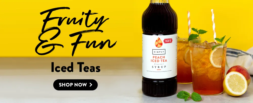 Simply Rose Syrup 250 ml - Simply Iced Tea Syrups, Fruit Flavour Iced Tea Drinks, Just Add Water