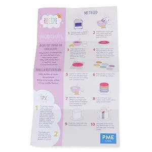 PME Rainbow Cake Food Colours Kit (7 Colours) - product information 8