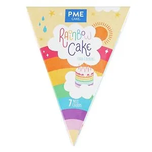 PME Rainbow Cake Food Colours Kit (7 Colours) - product information 9