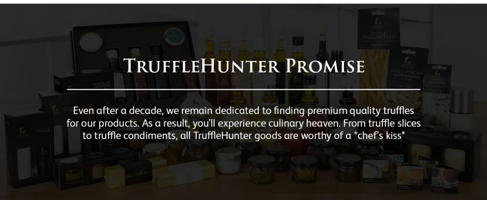 TruffleHunter - Black Truffle Hot Sauce - Gourmet Spicy Food Condiment - 250ml - trufflehunter promise