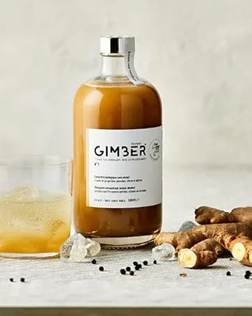 Gimber Organic Alcohol-Free Ginger Concentrate 200 ml - Gimber