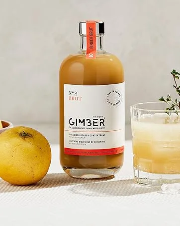 Gimber Organic Alcohol-Free Ginger Concentrate 200 ml - Gimber