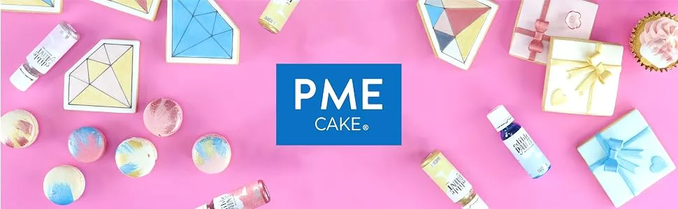 PME Metallic Edible Paint Rose Gold 20 ml - metallic paints