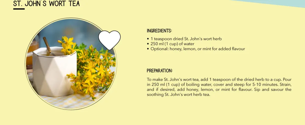 St. John's Wort Infusion (250g 8.8oz) St. John's Wort Tea Cut Gently Dried 100% Pure and Natural Tea Herbal Tea - St. John