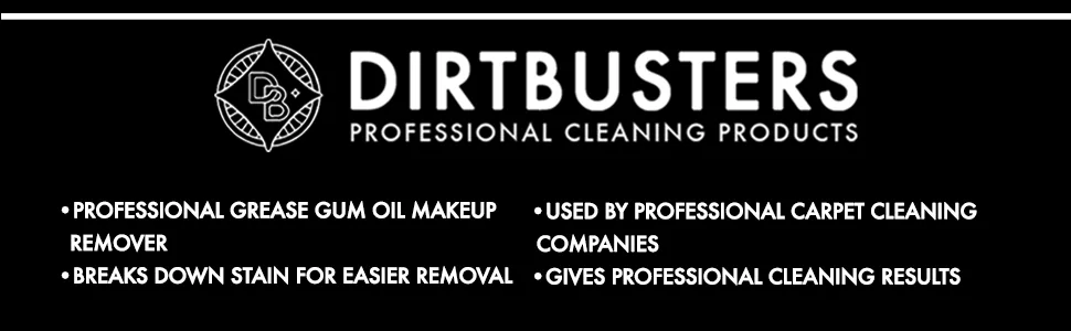 Dirtbusters grease oil gum chewing gum tar and makeup remover gel 1 litre - product information 30